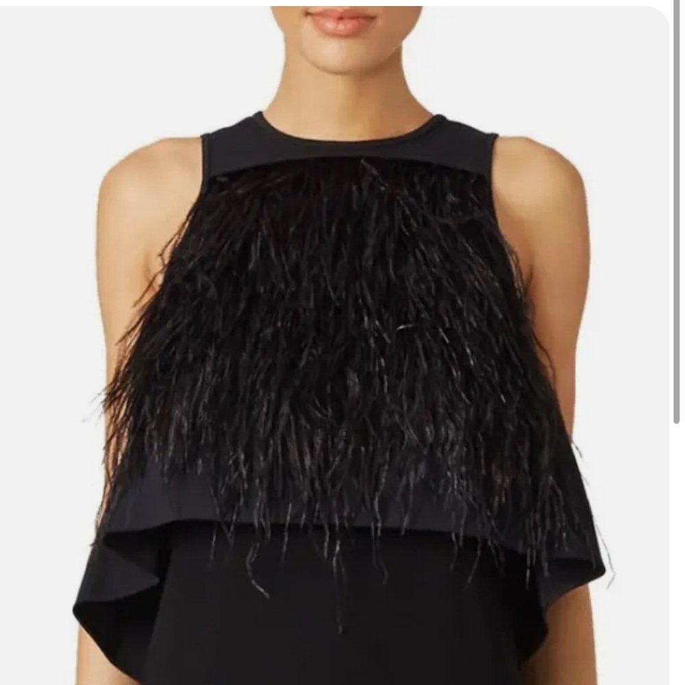 Tibi cropped top